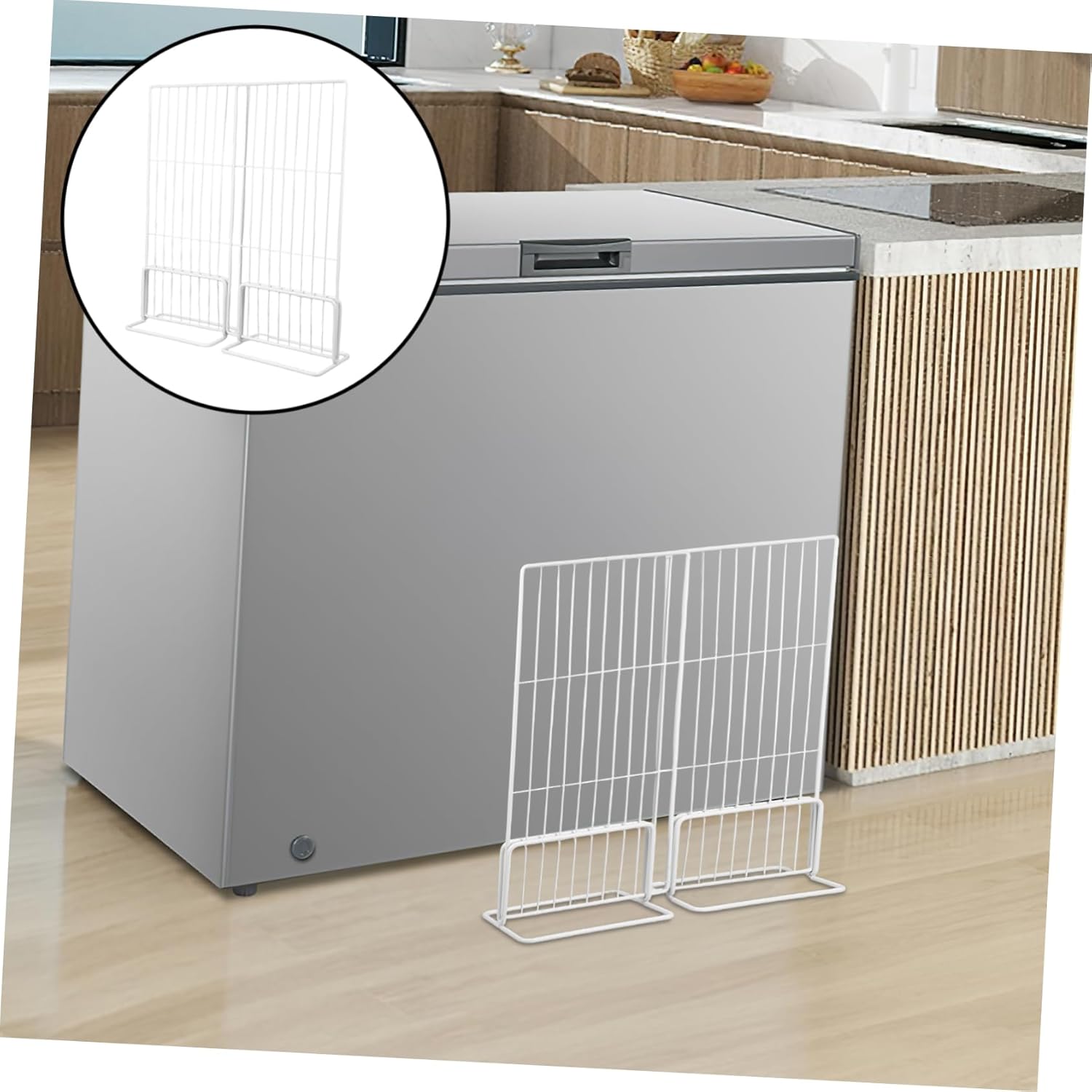 Fridge Organizers Freezer Separators Plastic Shelf Dividers Easy Install for Storage