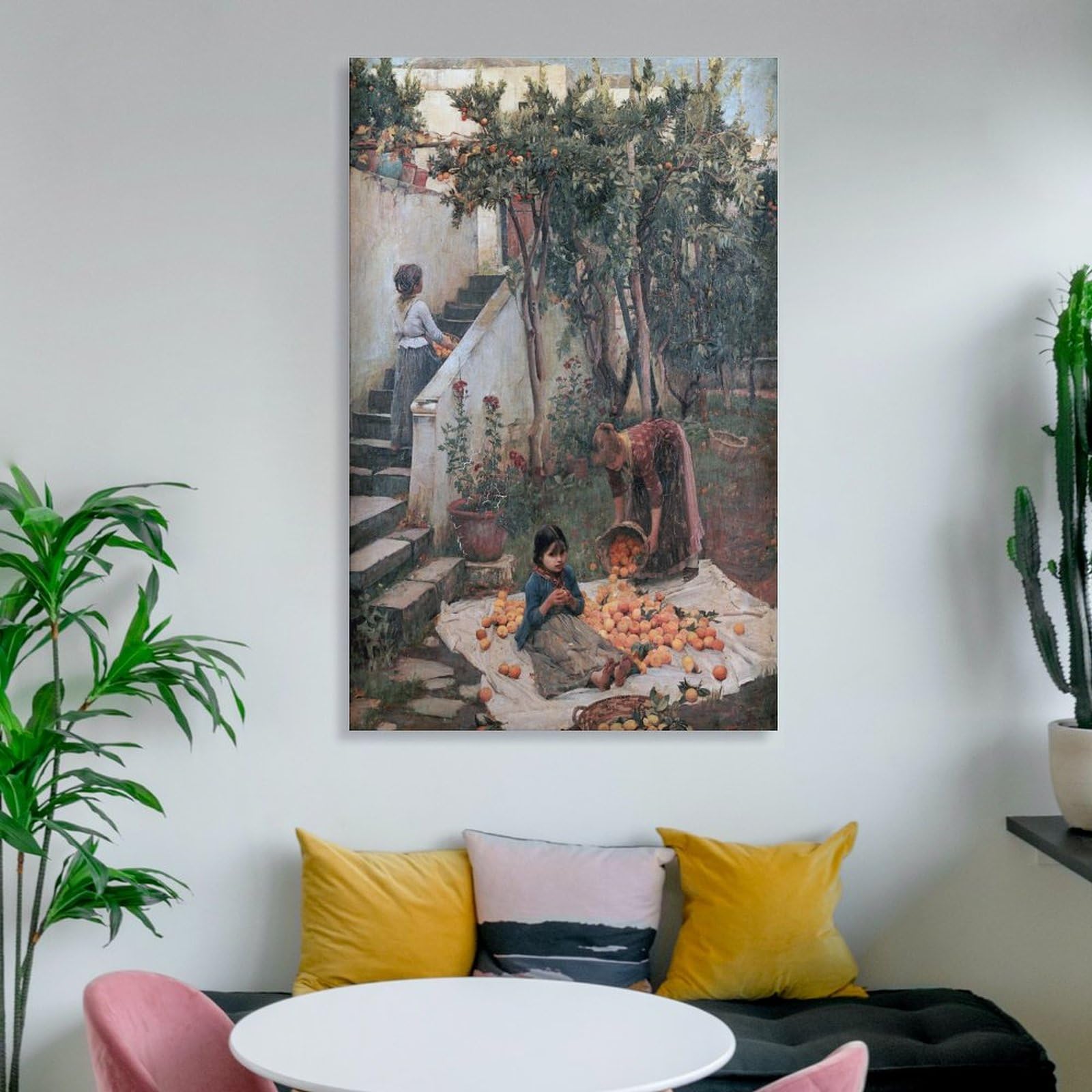 Maler, John William Waterhous, weltberühmte Gemälde, Sammler-Poster, Kunstdruck, Wandfoto, Malerei, Poster, Hängebild, Familiendekoration, 50 x 75 cm