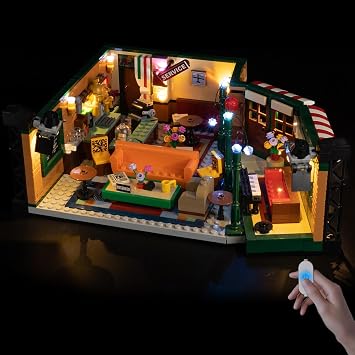 Nitemode LED Light Kit Compatible with Lego Friends The Television Series Central Perk 21319, Upgraded Brightness Adjustable Lighting AccessoriesNo Model
