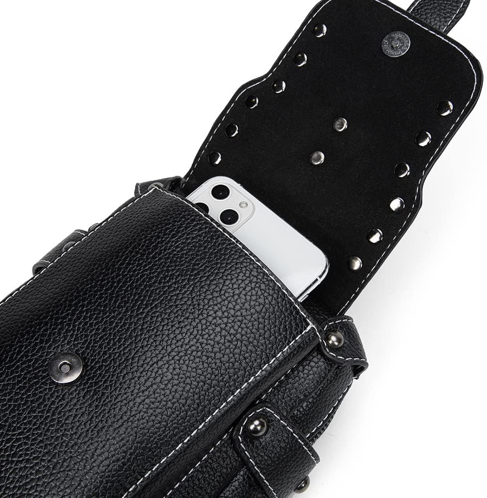 Womens Sling Bag Crossbody Fanny Pack Purse Leather Casual Fashion Travel Daypack Sport Chest Satchel for Women - Image 6