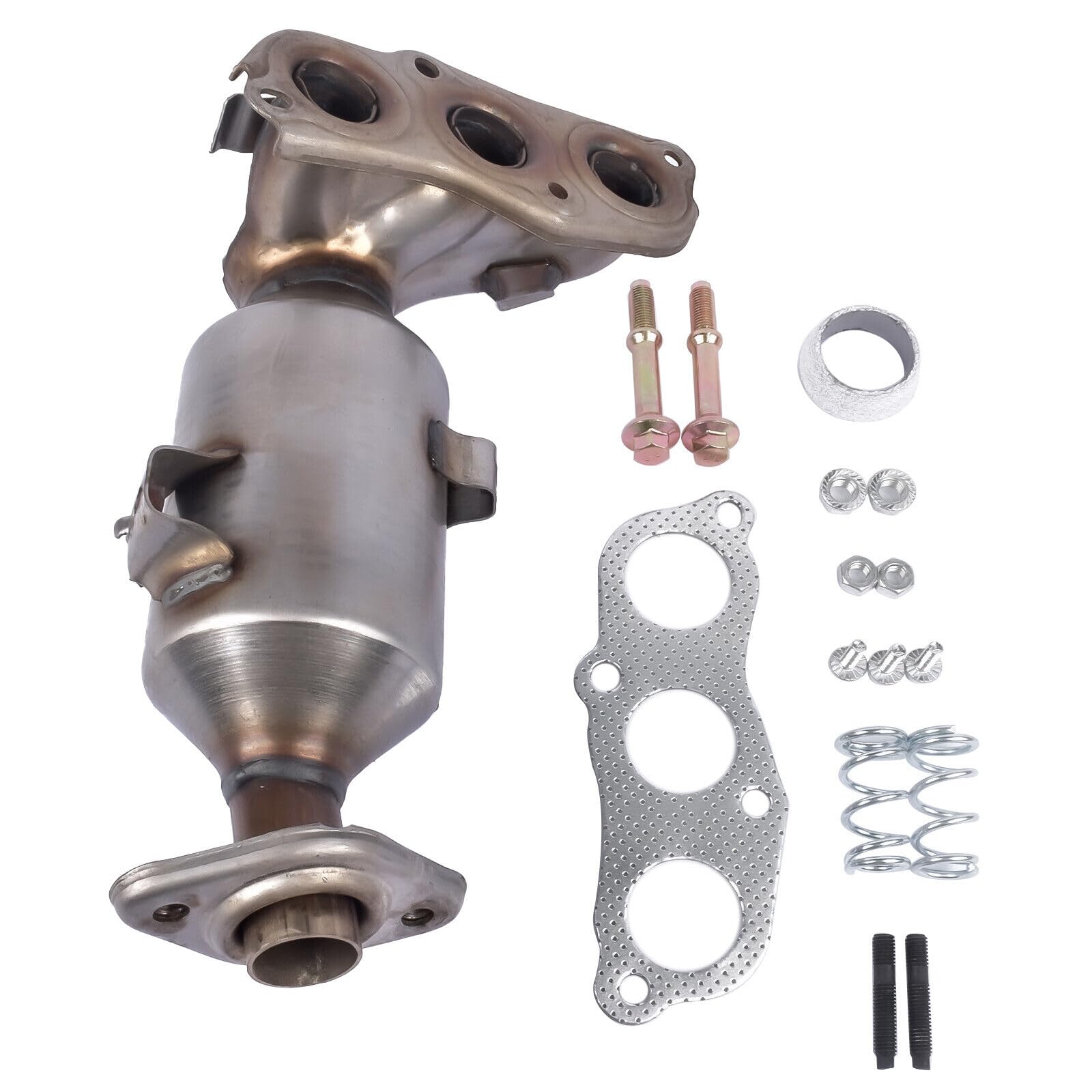 Convertidor catalítico con kit de montaje kit de sellado compatible con C1 (PM_, PN_) 1.0 107 (PM,PN) 1.0 2005-2014, reemplazo para 0342K0 0342K3 0342K8 0342L5 0342L3 1609158080