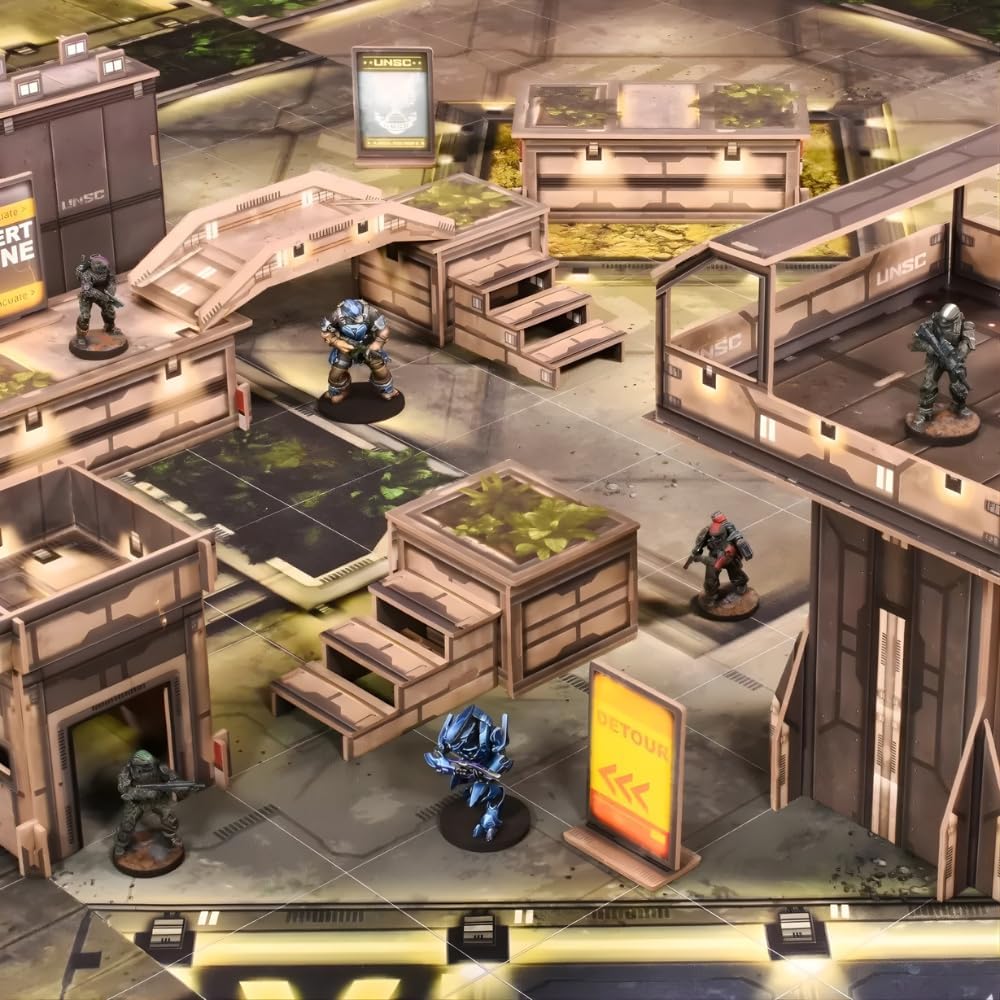 mantic Games. Halo: Flashpoint The Board Game: New Mombasa Terrain Expansion Pack