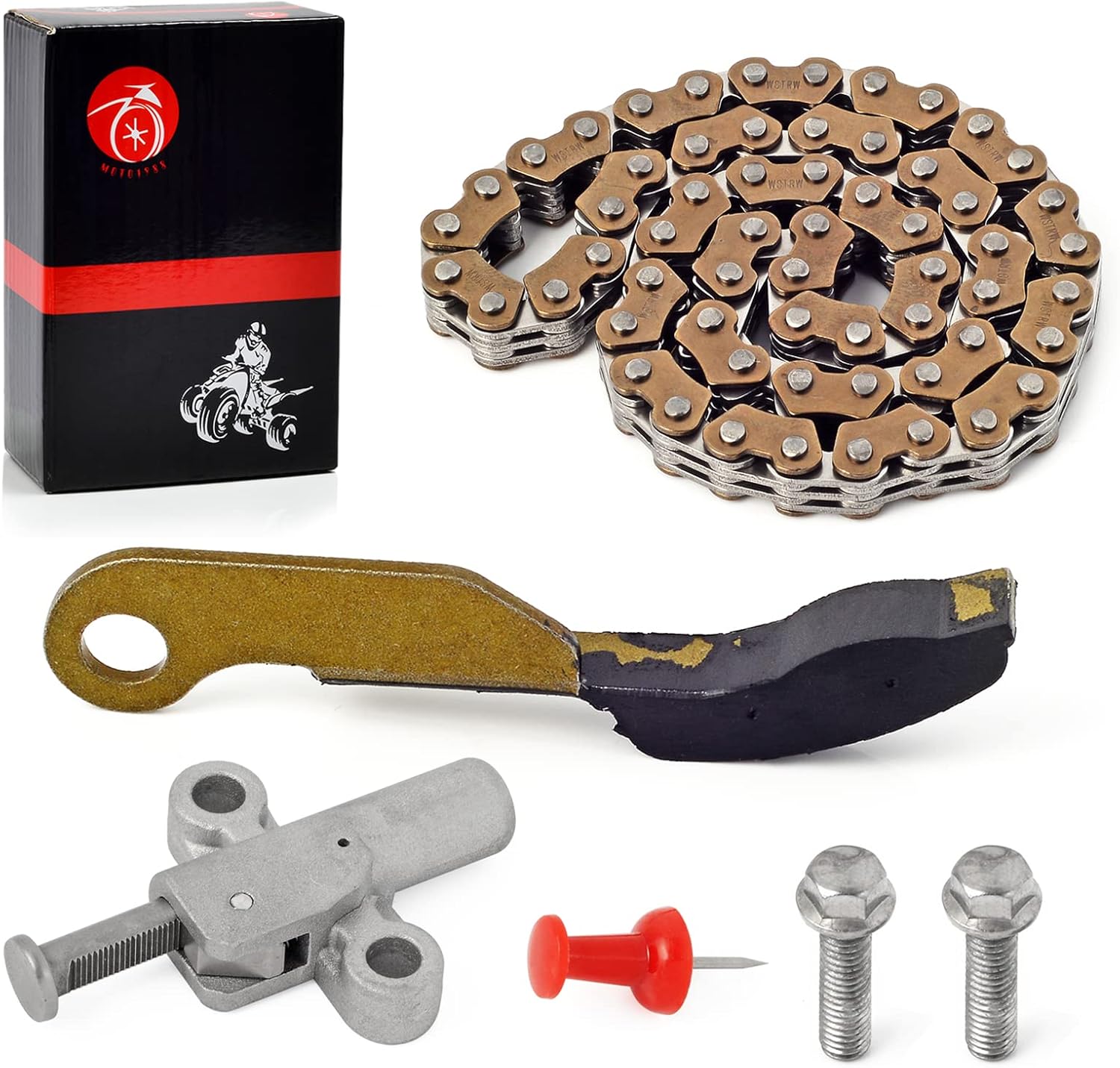 Cam Timing Chain Tensioner Lifter Tensioner Arm For HONDA Rancher 420 TRX420 2007-2024 14510-HP5-600 14510-HP7-A00 14401-HP5-601 14540-HN5-671 14540-HM8-003