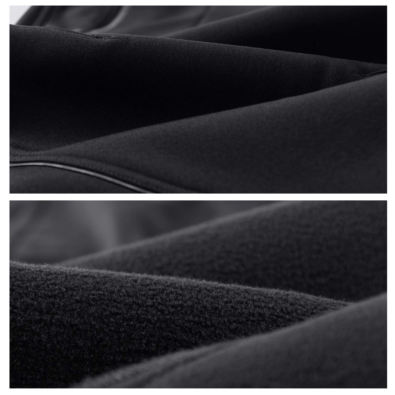 BWBIKE Pantaloni Invernali da Uomo in Pile Spessi Caldi Caldi Pantaloni idrorepellenti Antivento Pantaloni da Trekking Pantaloni Soft Shell da Uomo