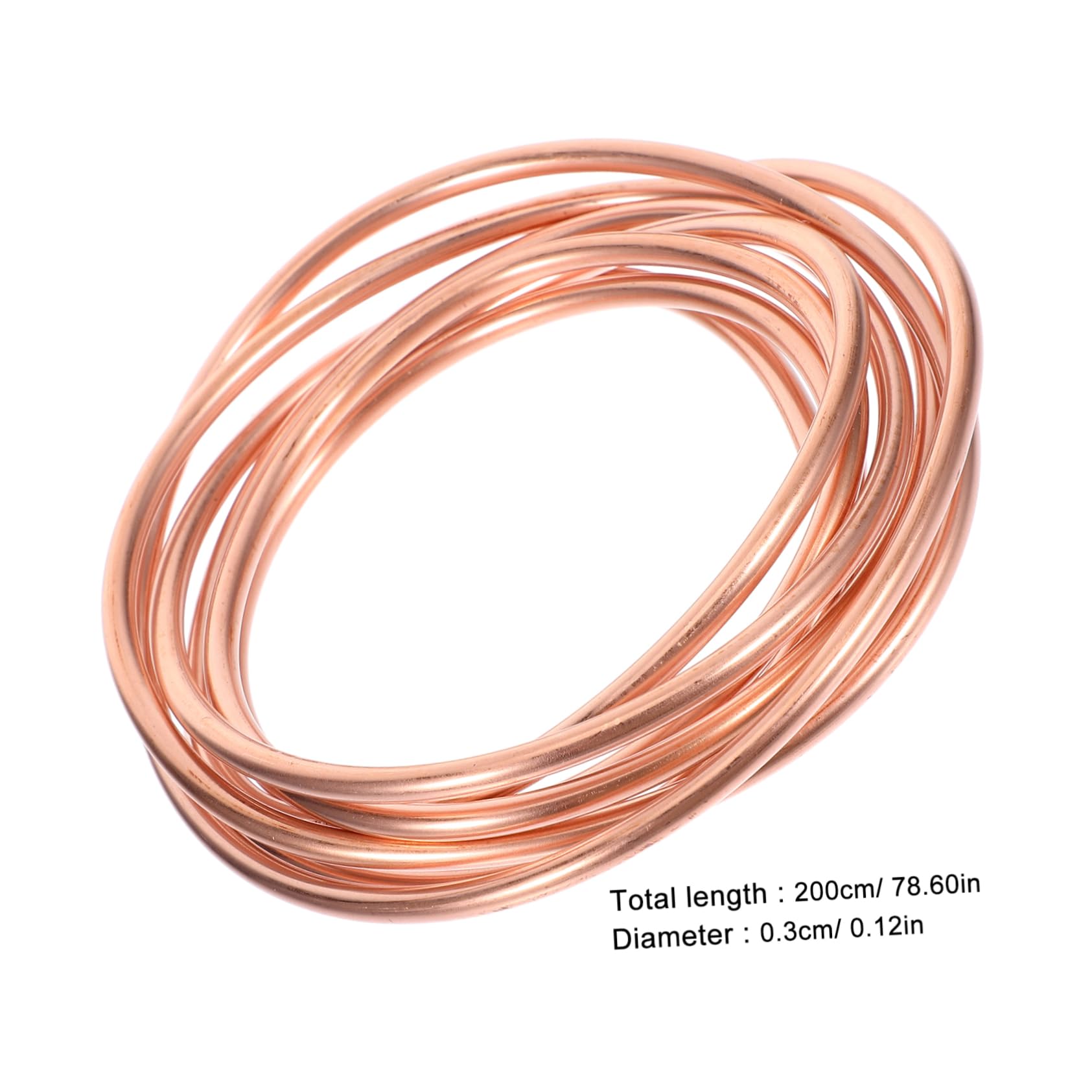 SOLUSTRE 4 Bobinas De Cobre Para Refrigeración De Alta Resistencia Para Aires Acondicionados Fáciles De Doblar Y Almacenar.