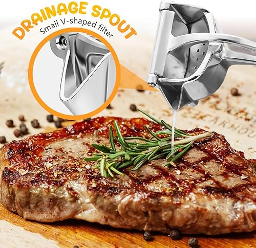 Miniatura 3 de Extractor de jugo de fruta fresca de aleación de aluminio, exprimidor de jugo de limón de mano resistente, fácil de usar, extracción eficiente de