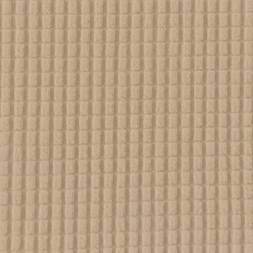 Vista 626 de Easy-Going - Funda elástica para sofá biplaza, 1 pieza, suave, con parte inferior elástica, protector para niños, tela jacquard de elastano y Gris