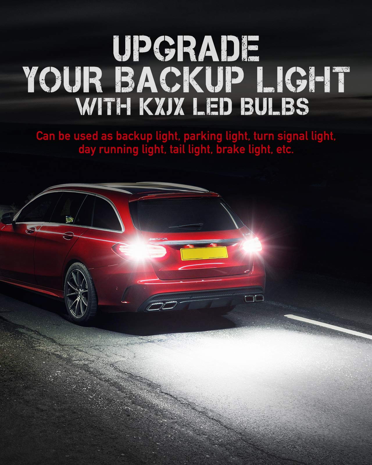 KXJX 7443 LED Reverse Light, White, 6000K, 2600 Lumen, 9-16V
