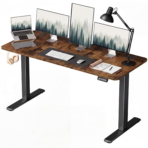 Furmax 55 Inches Electric Height Adjustable Standing Desk Home Office