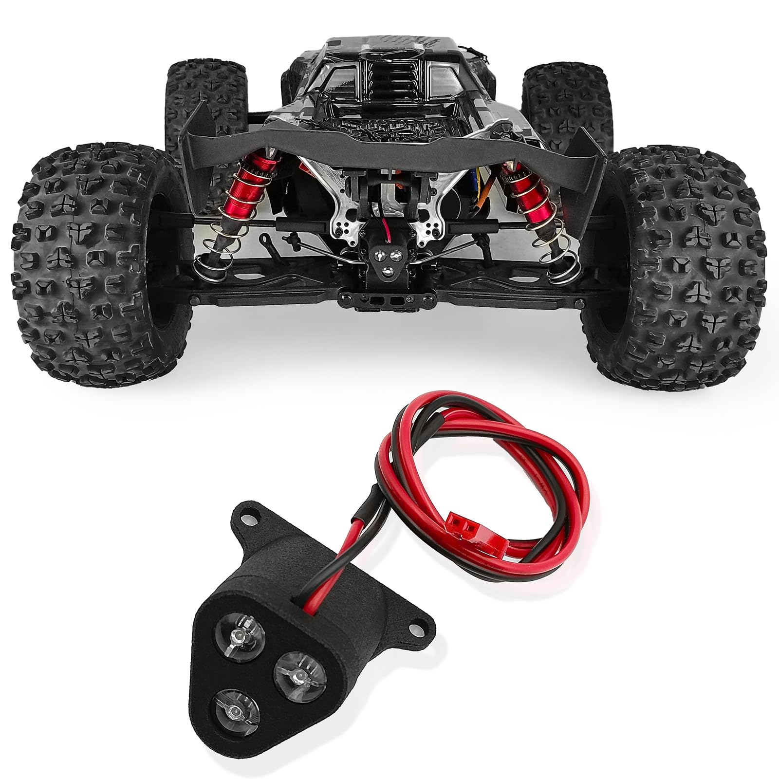 MORFUM RC Car LED Lights Kit Front & Rear Light Lamp Taillight Headlight Set Compatible with 1/8 ARRMA KRATON 6S V4 V5 4WD BLX Buggy RC Car Upgrade Parts