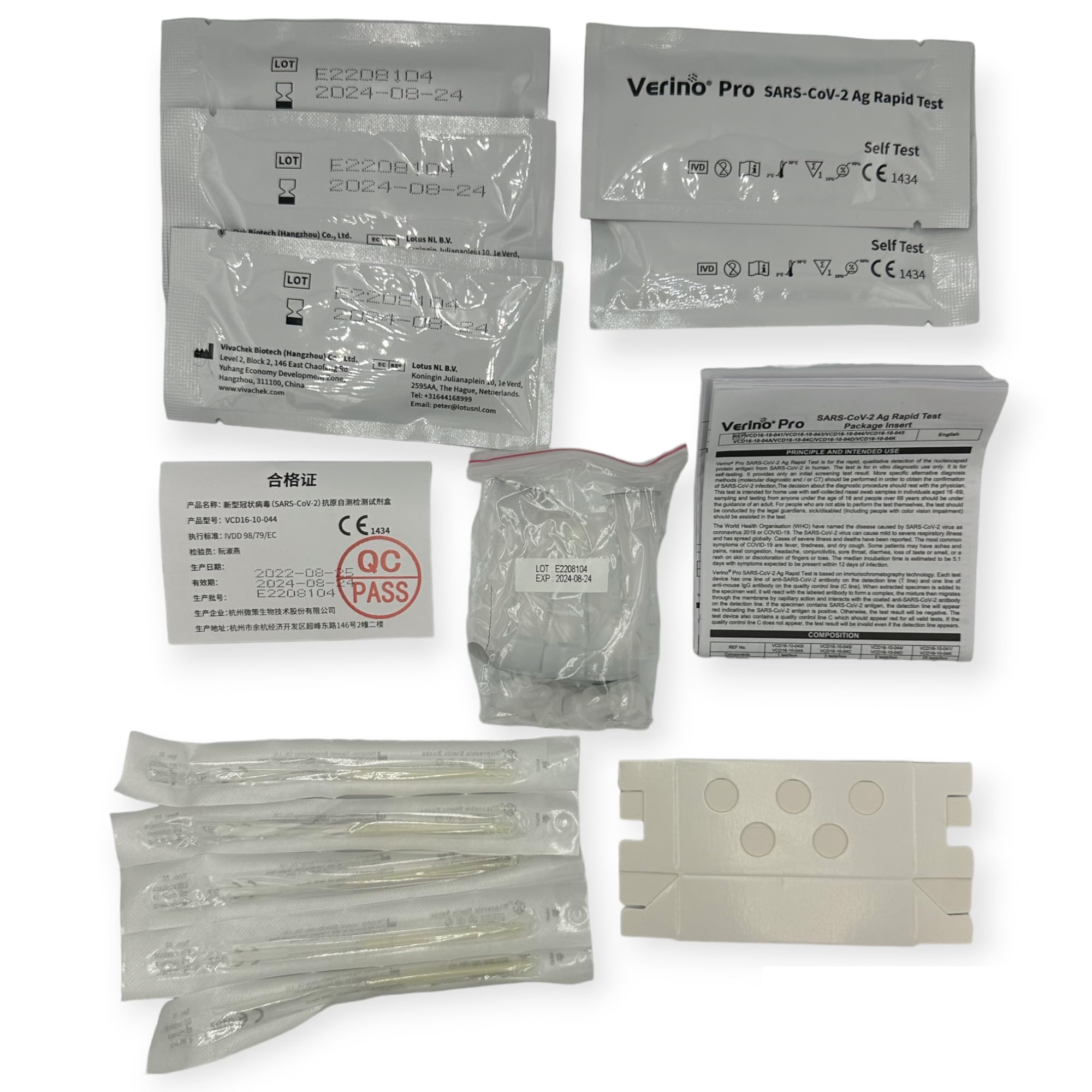 30x VivaChek Verino Pro Corona SARS-CoV-19 Schnelltest zur Eigenanwendung (6 x 5 Stück) COVID Antigen Schnell Laien Selbst Test | CE 1434 | Nasal Abstrich Coronatest
