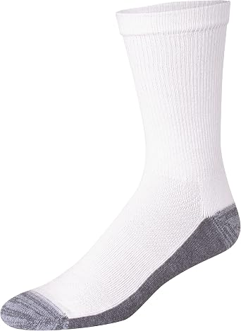 Hanes Mens Socks Pack, X-temp Moisture-wicking Cushioned Odor Guard Mens Socks With Arch Support, 12 & 14 Pair Packs, Black White