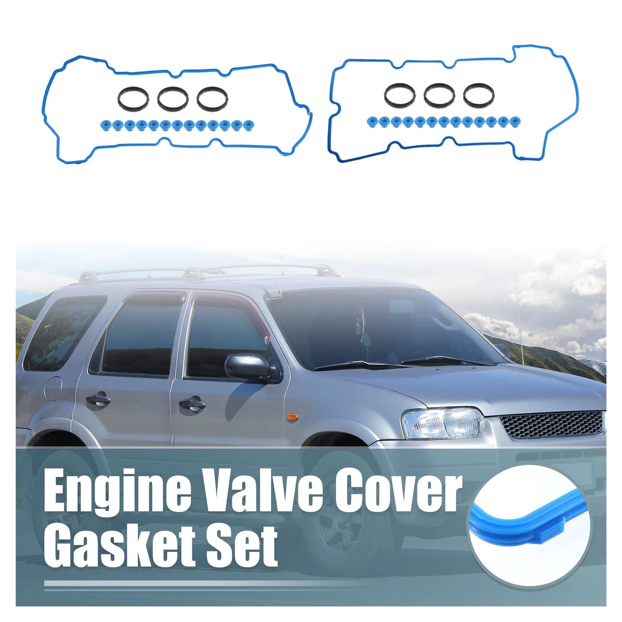 Kompatibel Mit Ford Für Escape 3.0L 2006 2007 2008 Ventildeckeldichtungssatz Automotor Ventildeckeldichtung Ventile Dichtungen Motorventildeckel
