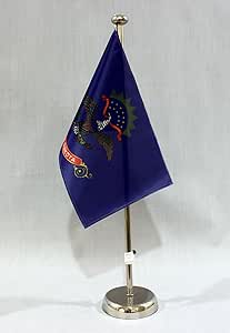 Bandiera Stato Nord Dakota 3x5 Piedi (90x150cm) – Per Interni/Esterni – Trade Winds
