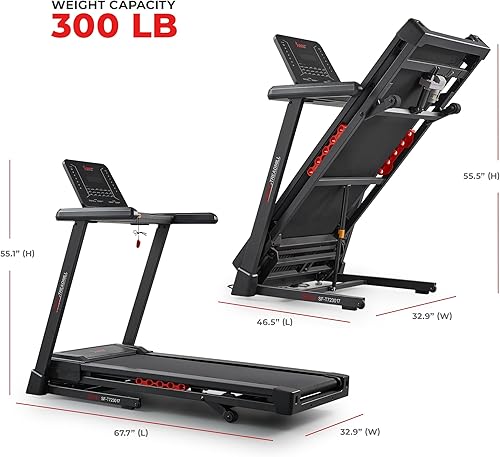 Miniatura 13 de Sunny Health & Fitness Smart Heavy-Duty Auto Incline Treadmill with 20" Running Deck and Free SunnyFit App Connection