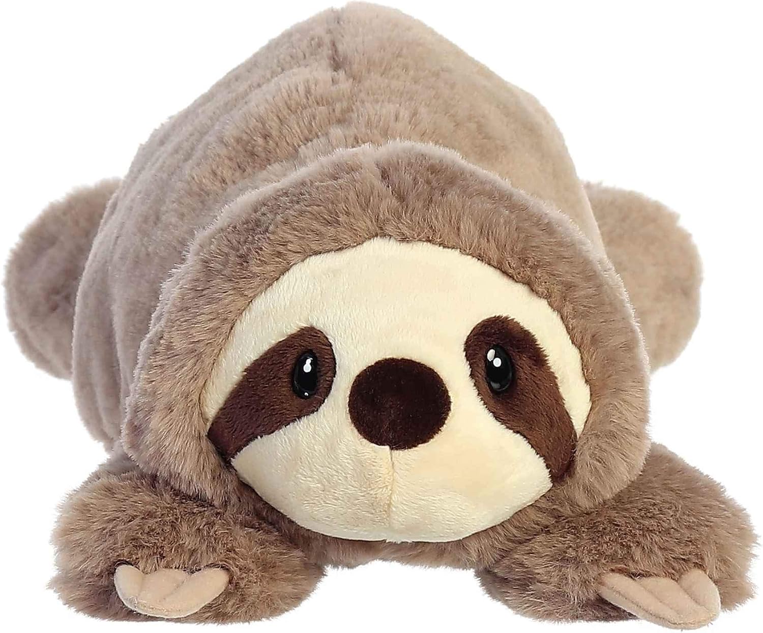 Aurora® Laid-Back Snoozles™ Sloth Stuffed Animal - Floppy Characters for Comforting Cuddles - Perfect for Bedtime, Naps, and Kids All Ages - Brown 18 Inches