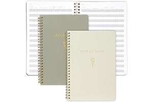 Easy Expense Tracking Simplified Accounting Ledger Set for Small Business Financial Record Keeping