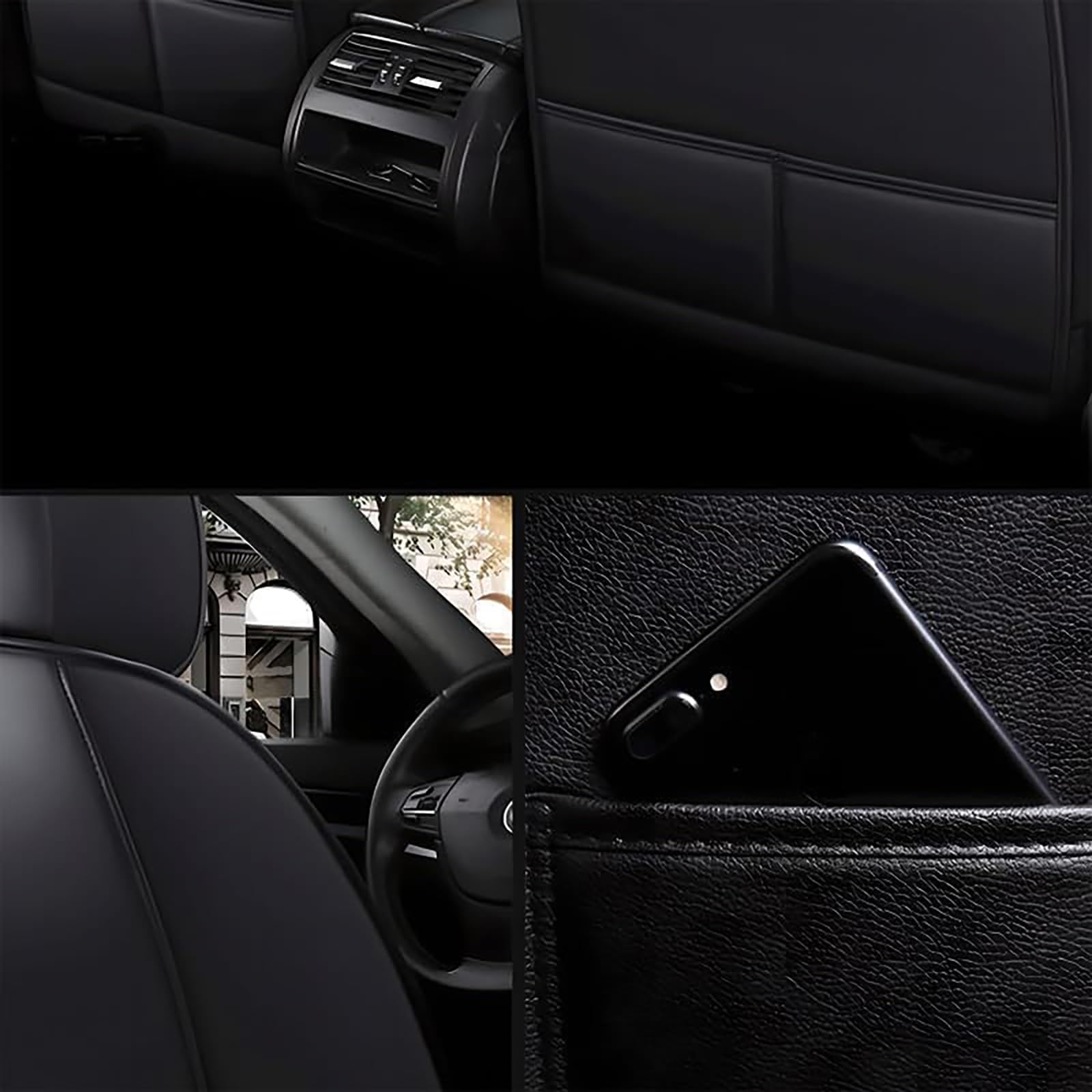 Housse siège Auto pour VW Transporter T7 2025- | protection voiture impermeable couvre siege cuir pu antiderapant respirant coussin protecteur durable anti-salete