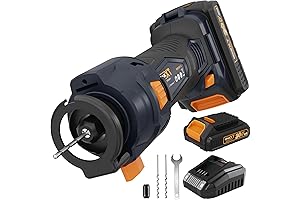 MAXXT 20V Herramienta de Corte de Placa de Yeso, Sierra Rotativa para Cortar Drywall