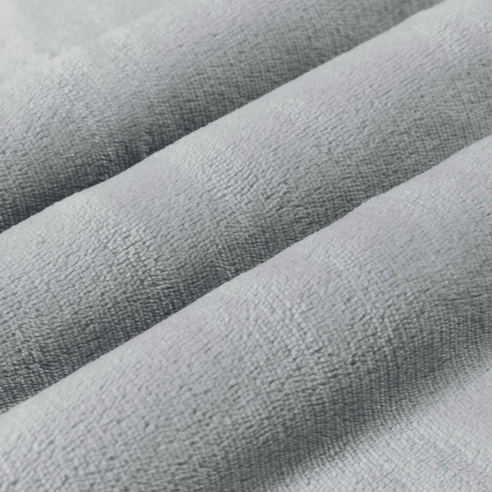 Manta de forro polar, 150 x 200 cm, color gris