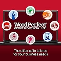 Vista 2 de Corel WordPerfect Office Professional 2021 Paquete de oficina de procesador de texto, hojas de cálculo, presentación y software de gestión de base