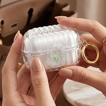 Samsung Galaxy Buds 4 Pro K l f Kilit Mekanizmal   izgili Bavul Tipi Tasar m  effaf
