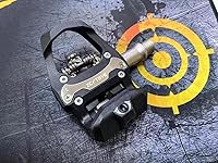 Vista 8 de ZCVTBYE - Pedales de bicicleta de doble plataforma con tacos, compatibles con sistemas Shimano SPD y Delta, para Peloton, bicicleta de carretera