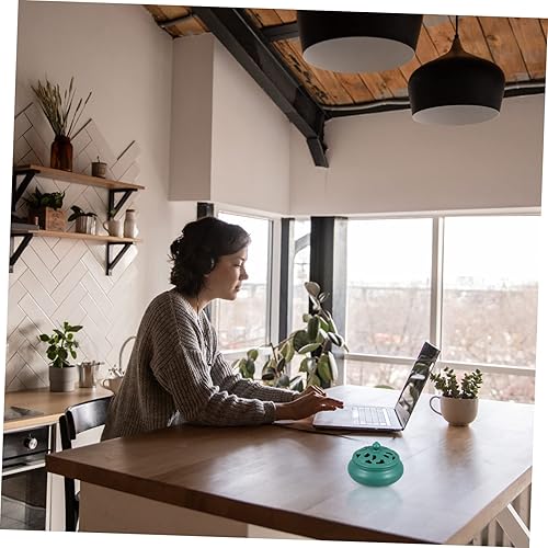 Miniatura 6 de Cerámica Decoración Carbón Incienso Quemador Carbón Titular Cono Cerámica Incienso Tazón Cerámico