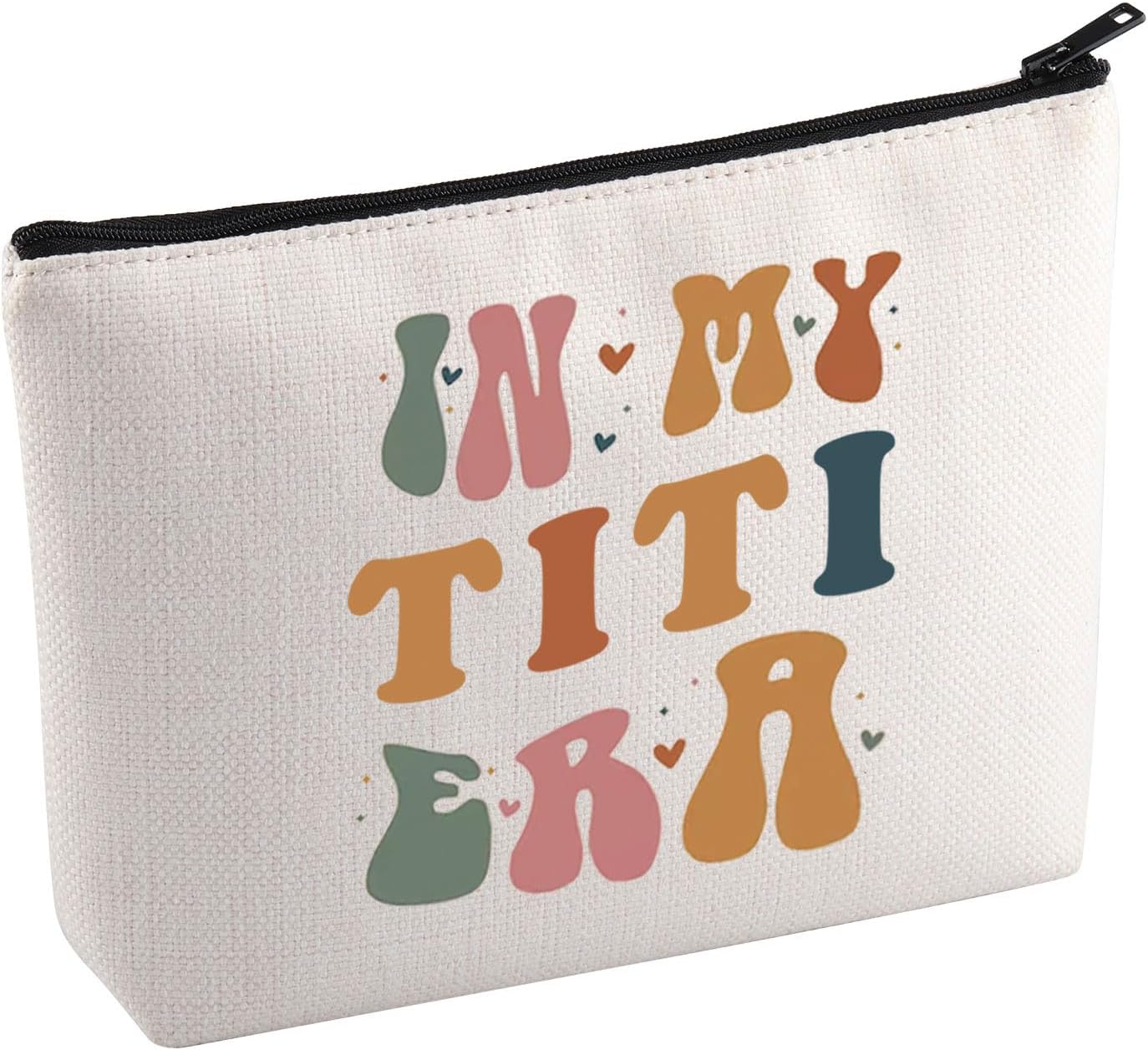 TITI Cosmetic Bag Spanish Aunt Gift Auntie Mother Day Gift Era Makeup Bag From Niece Nephew (TitiEraMakeup)
