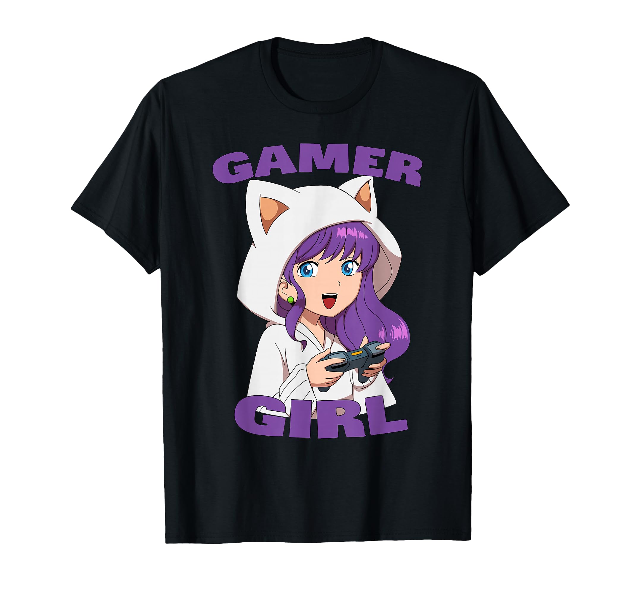 Gamer Girl Video Games Gaming T-Shirt Small