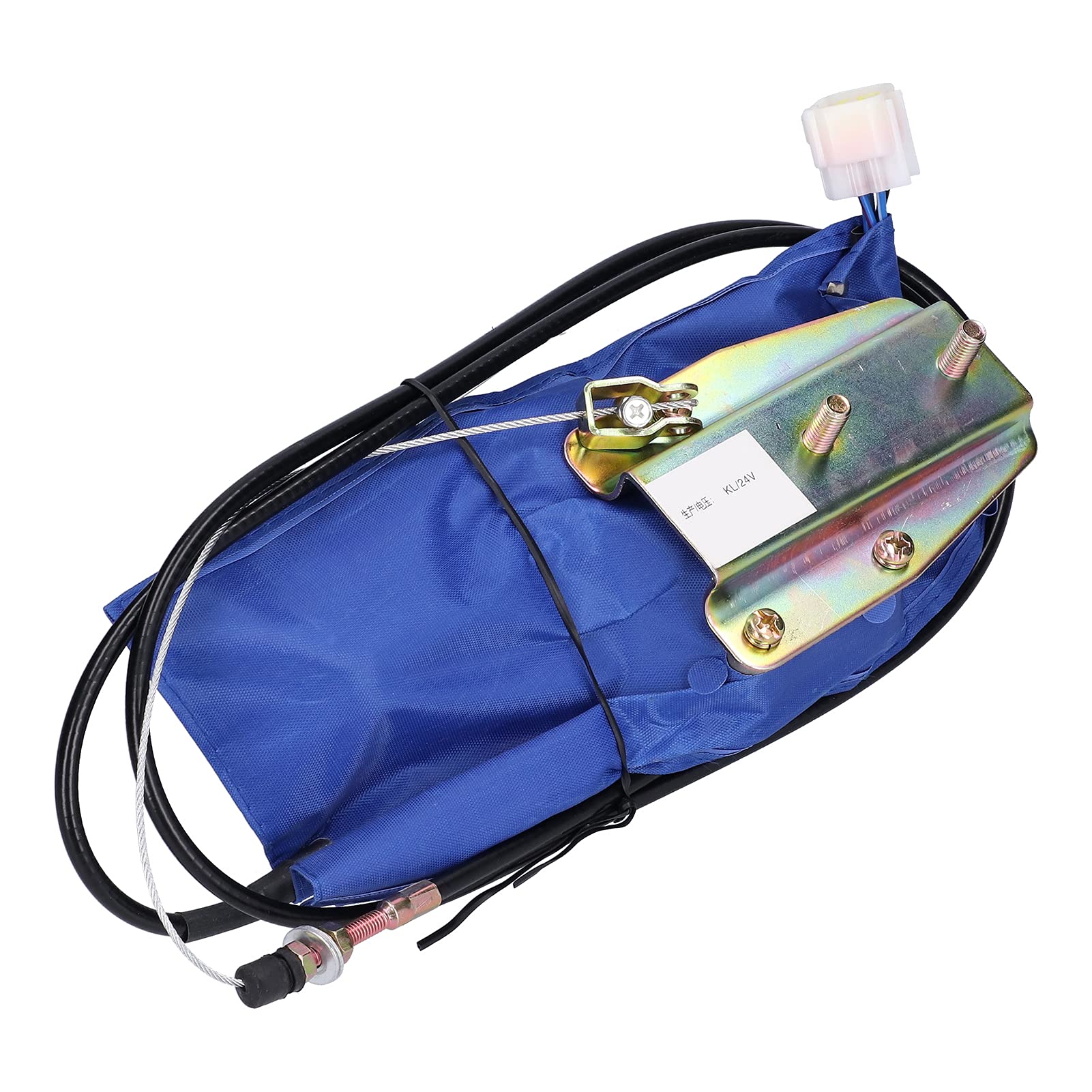 Fafeicy Arresta il Motore a Solenoide per le Parti del Motore Dell'escavatore SY 24V 1.8M Lunghezza del Cavo con Struttura Stabile per SY 235 215