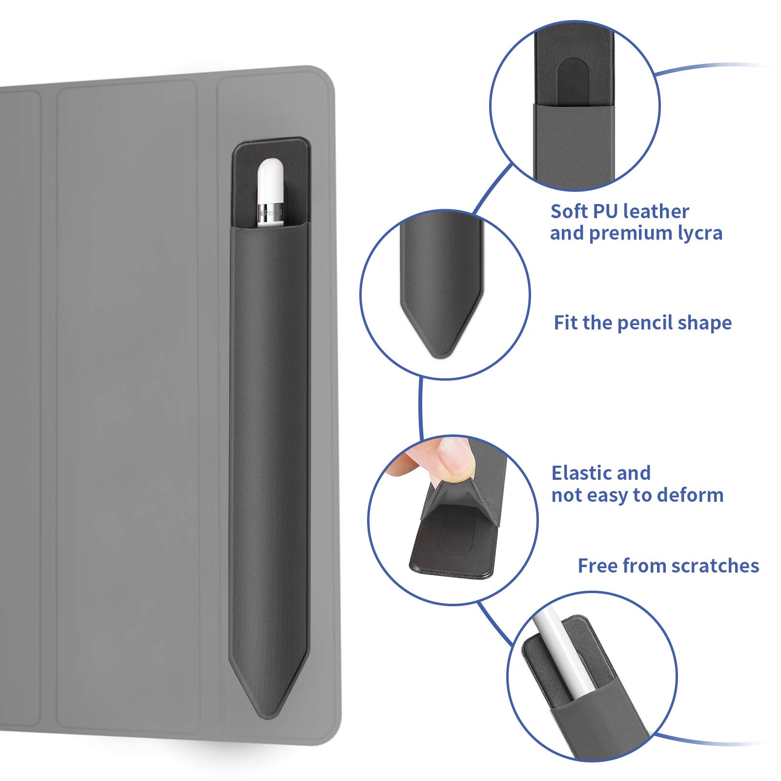 Amazon.com: 2 Pack Pencil Sleeve Compatible with Apple Pencil 1st