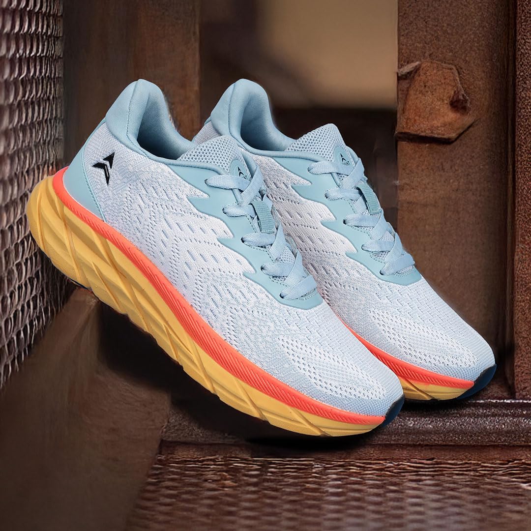 AVANT Women's Skyline Running Shoes - Superior Cushioning, Superior Traction, Anti Skid, Lightweight, Shock Absorption Tech, Sports Footwear (AVWSH042CL01UK6_Sky Blue_UK6) 1