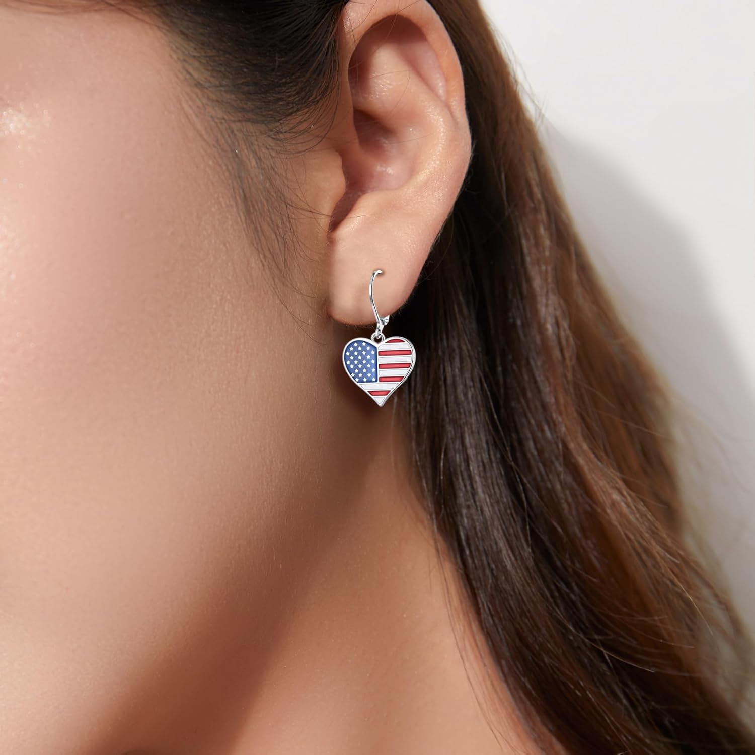 Gothic Earrings for Women Black Rose Flower/Bat/Skeleton Hand/Black Cross/Snake/Raven/Tulip Leverback Christmas Halloween Earrings for Women - Image 2