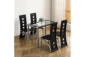 Juego de Comedor 4 Sillas y Mesa Moderna Elegante