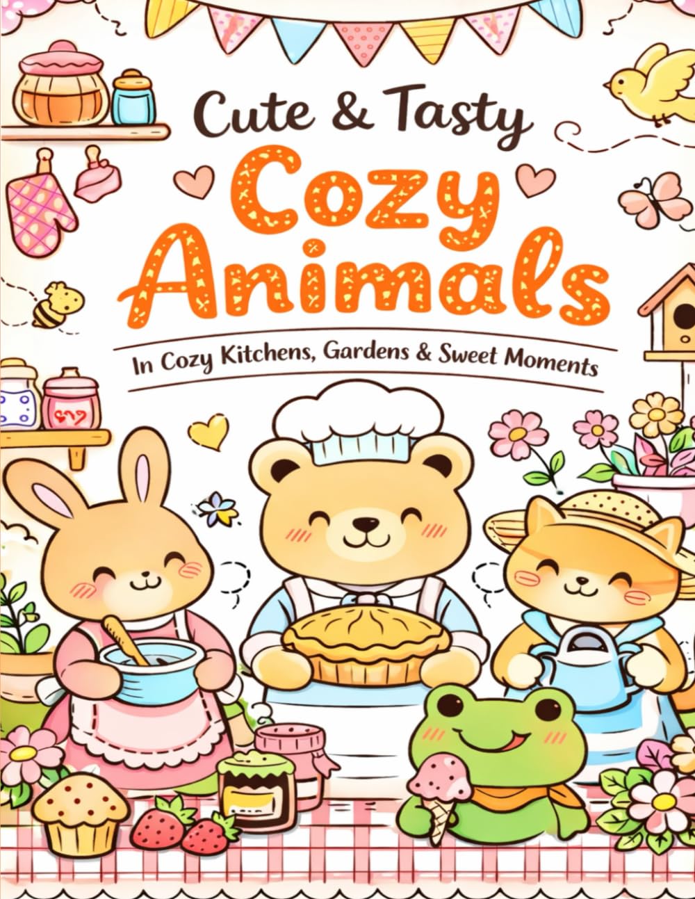 Cute & Tasty Cozy Animals: In Kitchens, Gardens & Sweet Moments