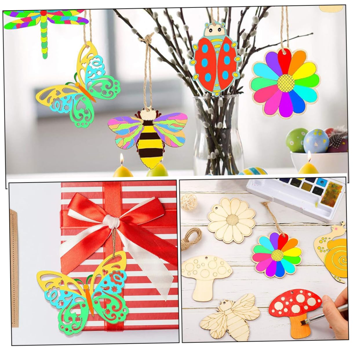 Abaodam 2sets Dibujo Infantil De Astillas De Madera. Espacios En Madera Para Manualidades Recortes De Sin Terminar Rebanadas De Graffiti De Bricolaje Ficha De Grafiti 80pcs*2