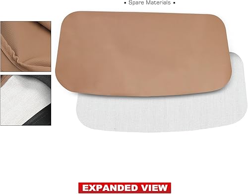 Miniatura 6 de A-Premium Parte superior suave convertible marrón con ventana de vidrio compatible con Ford Mustang 2005-2014, repuesto # FOR05-565