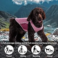 Vista 6 de Camiseta sin mangas con protección solar UPF 50+ para perros medianos y grandes, transpirable, ligera, con tiras reflectantes, ropa de protección