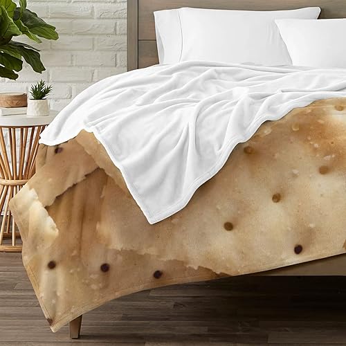 Miniatura 3 de Manta de soda Saltine Crackers 3D divertida y realista para alimentos, ultra suave, 60 x 50 pulgadas, para viajes, todas las estaciones, cama, sofá,