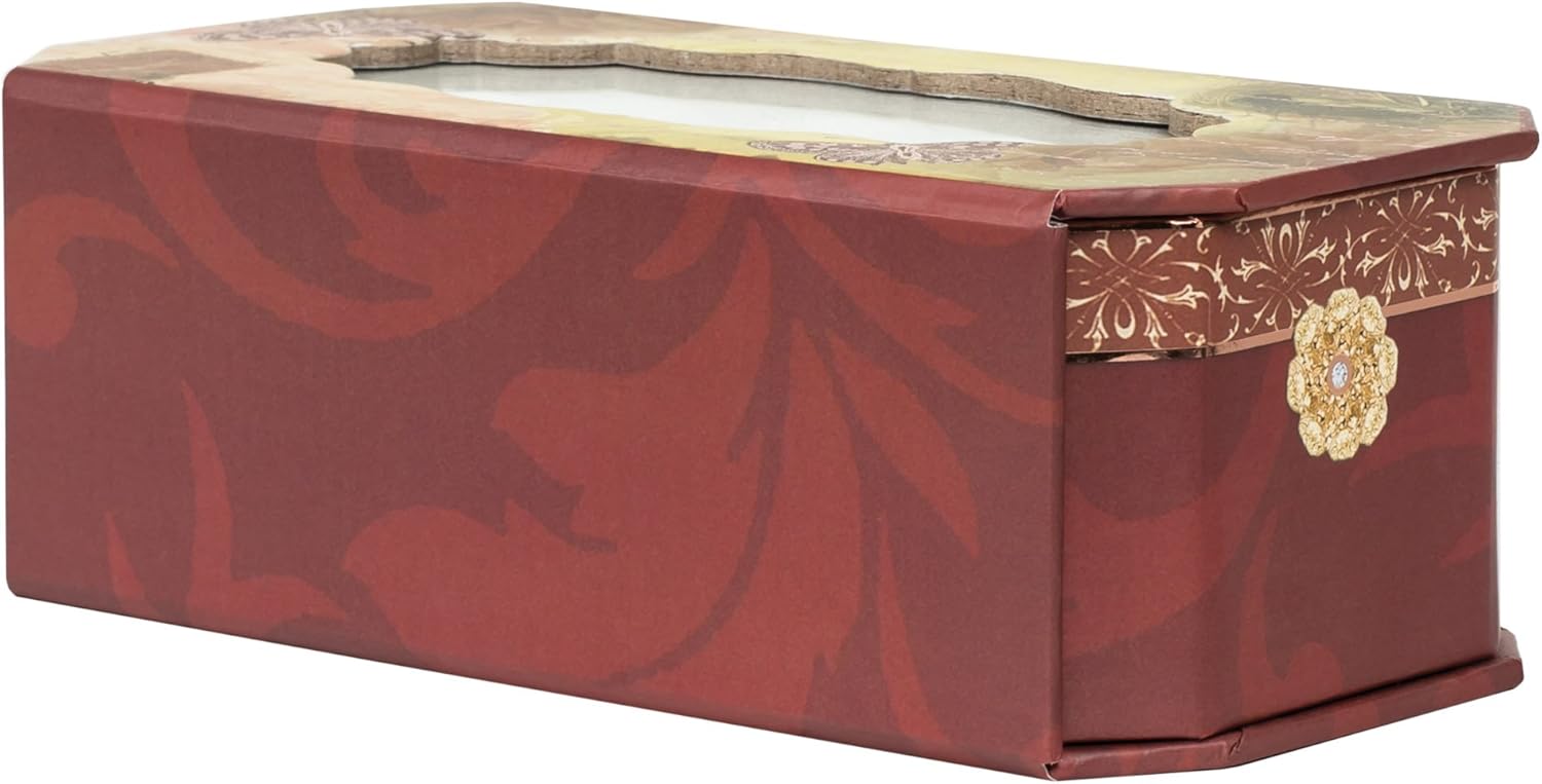 Special Person Belle Papier Petite Musical Jewelry Box with Vintage Finish Plays Wonderful World