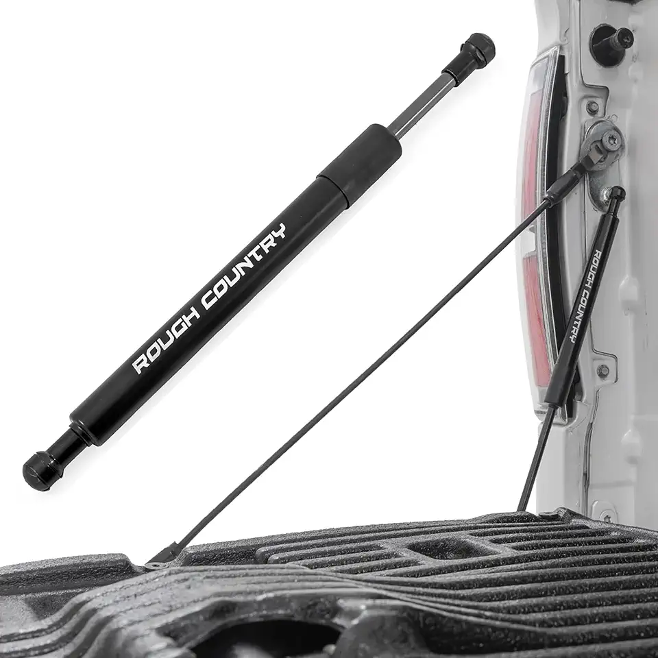 Rough Country Tailgate Assist for Ford F-150/F-250/F-350 Super Duty Truck 2WD/4WD (2015-2025) - Smooth, Safe & Controlled Tailgate Lowering