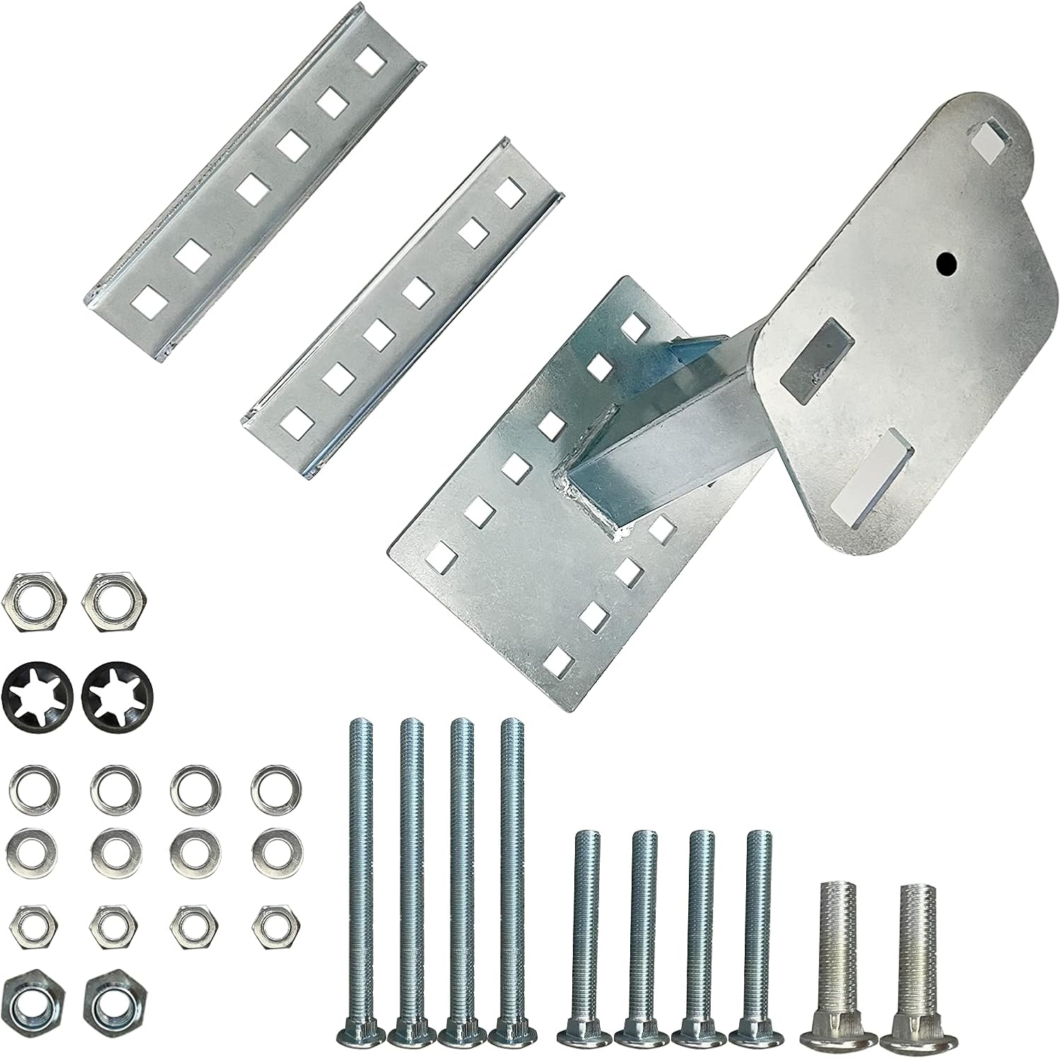 Glensam Heavy Duty Trailer Spare Tire Carrier Wheel Mount Holder Bracket Zinc-Plated Steel, Fits Most 4 & 5 Lugs Wheels on 4", 4.5", 4.75", 5'' and 5.5" Bolt Patterns : Automotive