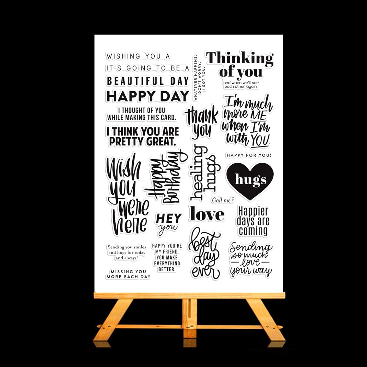 Alphabets Silicone Clear Stamper Reusable Transparent Seal Stamp Embossing Tool Gifts for Kids Adults Teens Boys Girls Clear Stamps Flowers