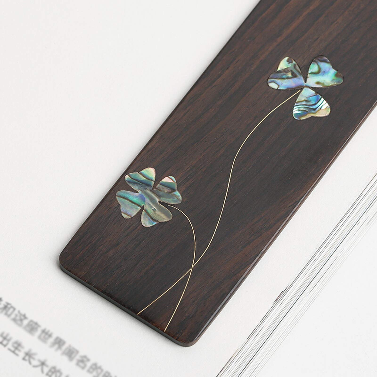 Signet Lute Peinte à la Main en Bois Bookmark, Bookmark Bois avec de Belles Glands, est Un Cadeau Unique for Les Enseignants, Les étudiants, Les Hommes et Les Femmes Signets