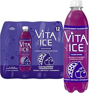 Vita Ice Acai Blueberry Pomegranate, 12 Pack, 17 oz. Bottles