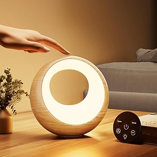 Lampe de chevet tactile à intensité variable et rechargeable par USB avec couleurs RVB et 9 modes, lampe de table LED sans fil avec minuterie et mémoire