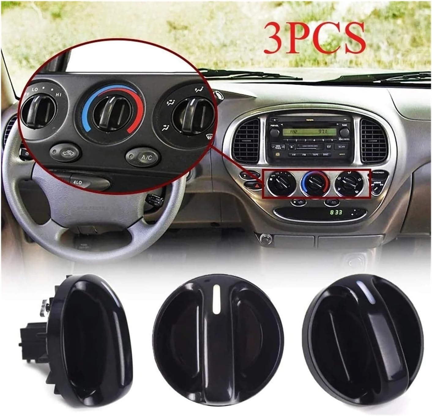 VEADONS Air Conditioner Knob | Compatible With Toyota Tundra 2000-2006