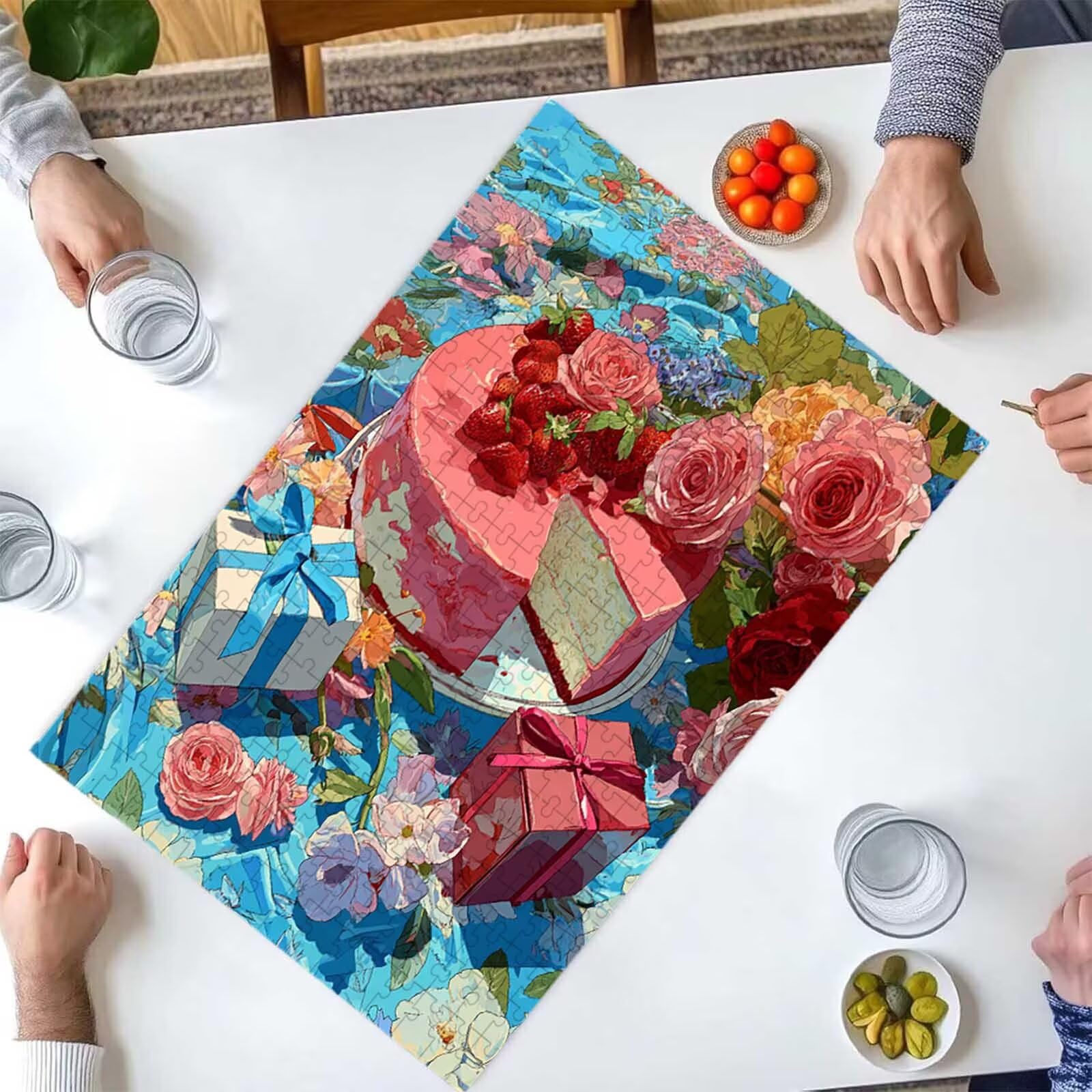 Puzzle 3000 sztuk Puzzle dla dorosłych 122 x 80 cm gra edukacyjna prezenty dla dorosłych i dzieci w wieku 14 lat kreatywny prezent relaksacyjny PjY8943 D-V