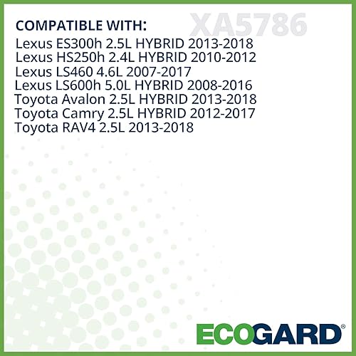 Miniatura 3 de ECOGARD XA5786 - Filtro de aire de motor de alta calidad para Toyota RAV4 2.5L 2013-2018, Camry 2.5L HYBRID 2012-2017, Avalon 2.5L HYBRID 2013-2018
